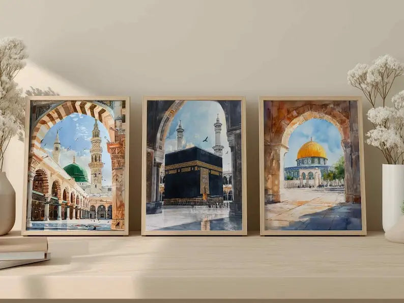 Mosquée à l'huile — détail de la toile