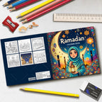 Livre de coloriage du Ramadan — 24 pages, motifs détaillés