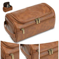 Trousse de toilette en cuir, format cabine