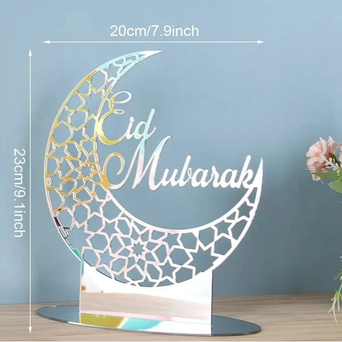 Décorations de table en acrylique miroir — Ramadan et Aïd