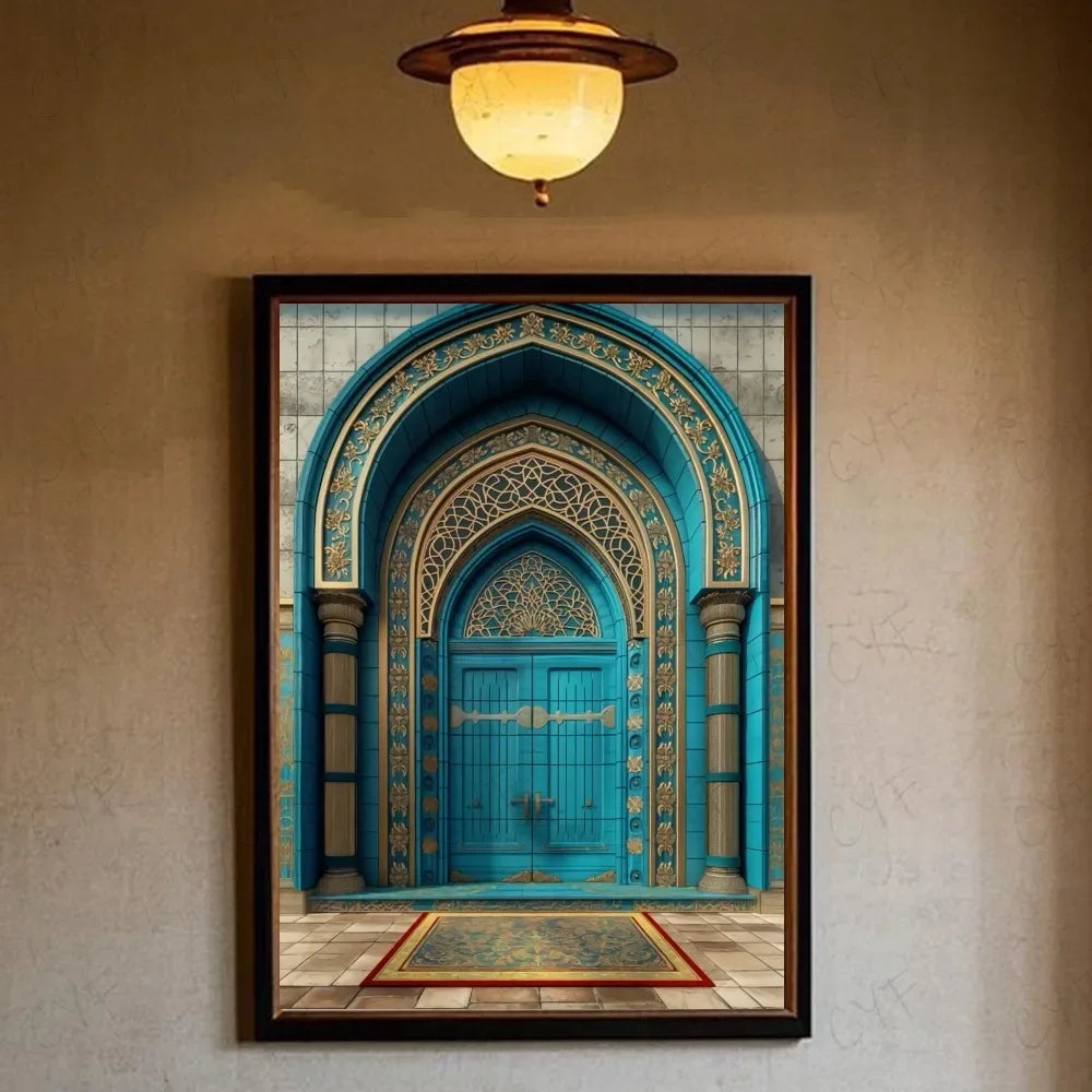 Portes marocaines sur toile — 16 modèles au choix