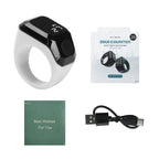 Bague compteur de dhikr Bluetooth — écran et application