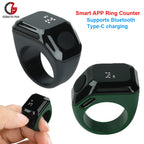 Bague compteur de dhikr Bluetooth — écran et application
