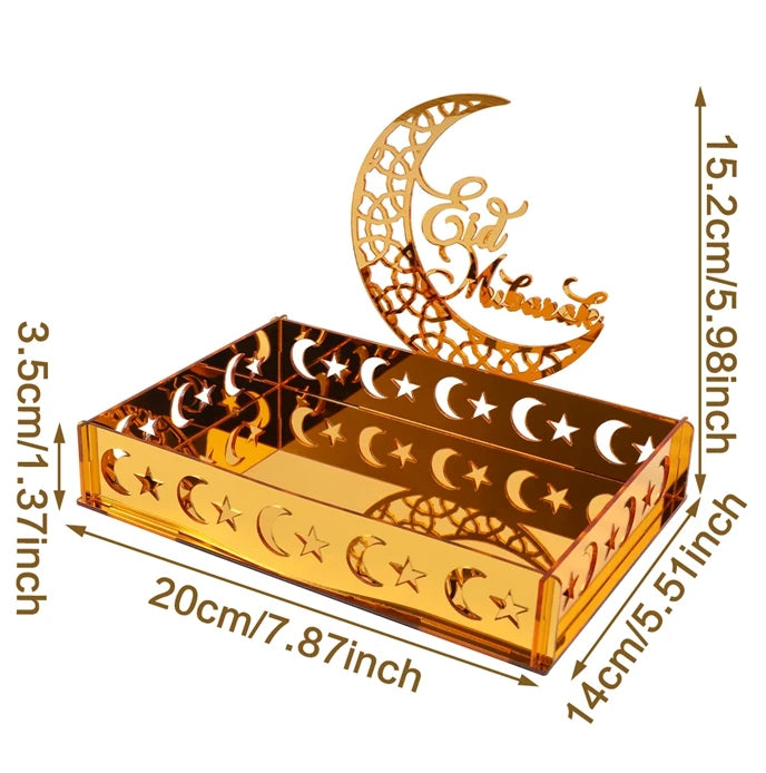 Décorations de table en acrylique miroir — Ramadan et Aïd