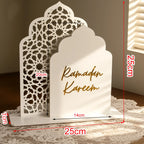 Centre de table en arche découpée — Ramadan et Aïd, six modèles