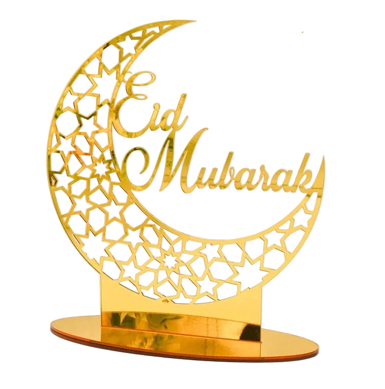 Décorations de table en acrylique miroir — Ramadan et Aïd