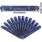 Bracelets claquants de l'Aïd — lot de 12, cinq motifs au choix