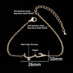 Bracelet « Amour » en calligraphie arabe et zircon