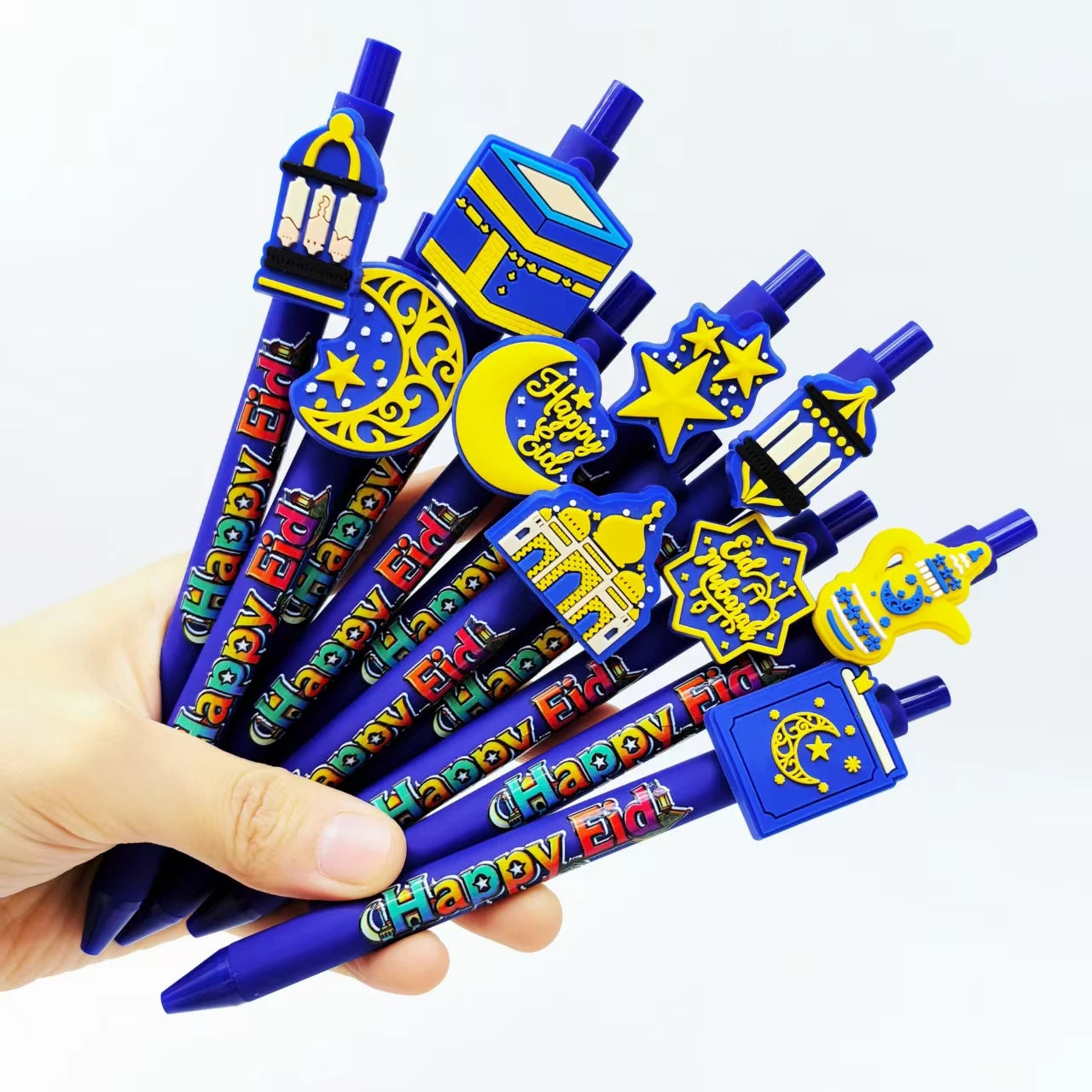 Stylos du Ramadan à embout décoré — lots de 6 à 18