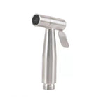 Douchette hygiénique pour WC — inox, avec flexible et support