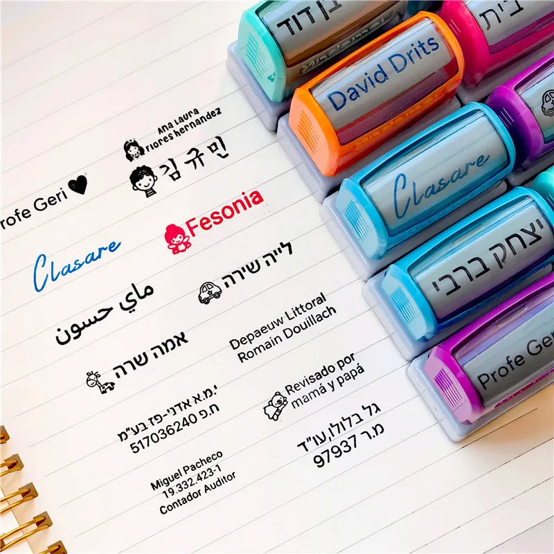 Tampon personnalisé en calligraphie arabe