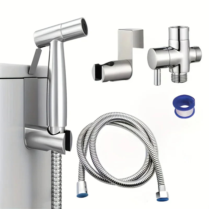 Kit douchette WC en inox 304 — avec répartiteur d'eau