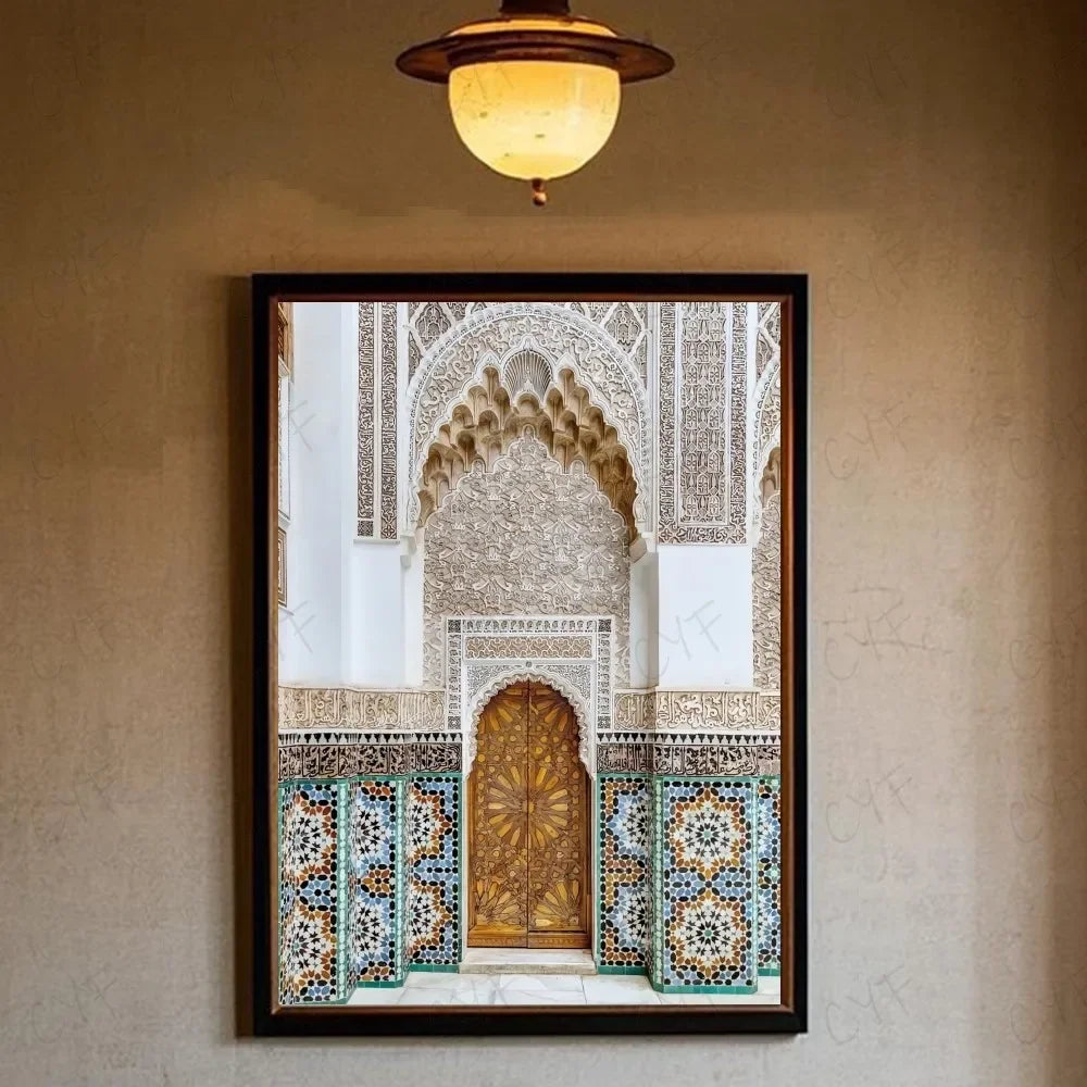 Portes marocaines sur toile — 16 modèles au choix