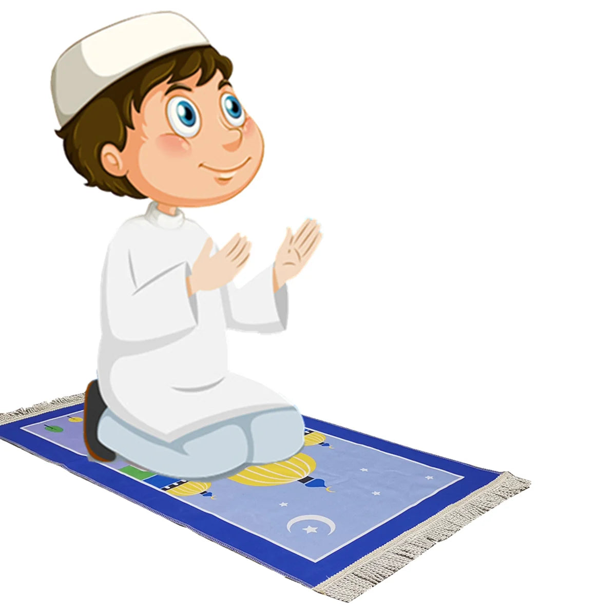Tapis de prière coloré au format enfant