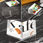 Lutrin en acrylique transparent — pliant, pour livre ouvert