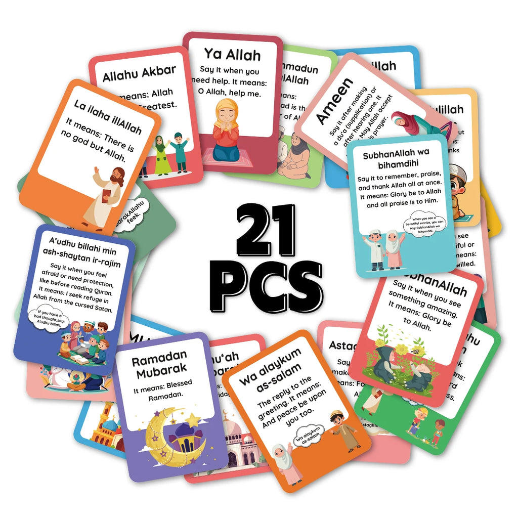 Cartes des expressions du quotidien — 21 cartes