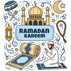 Livre de coloriage « Ramadan Kareem » — 24 pages