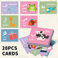 Cartes phonétiques arabe-français — 28 cartes