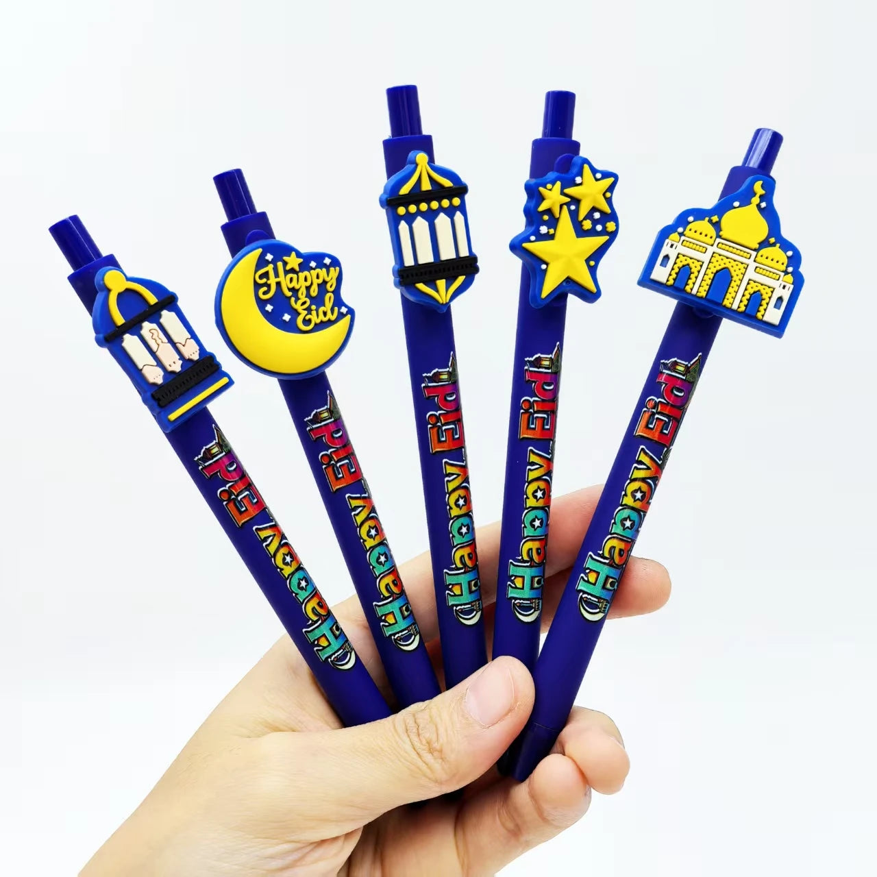 Stylos du Ramadan à embout décoré — lots de 6 à 18