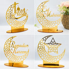 Décorations de table en acrylique miroir — Ramadan et Aïd