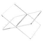 Lutrin en acrylique transparent — pliant, pour livre ouvert