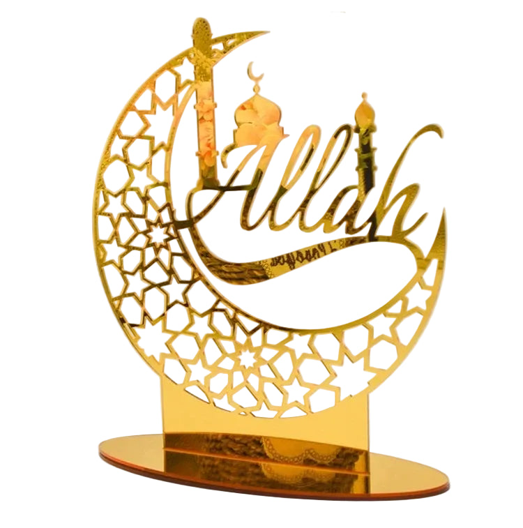 Décorations de table en acrylique miroir — Ramadan et Aïd