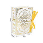 Boîtes à chocolats en forme de livre — lot de 5, Aïd Mubarak