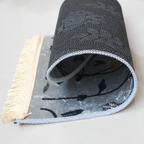 Dessous antidérapant du tapis de prière de voyage