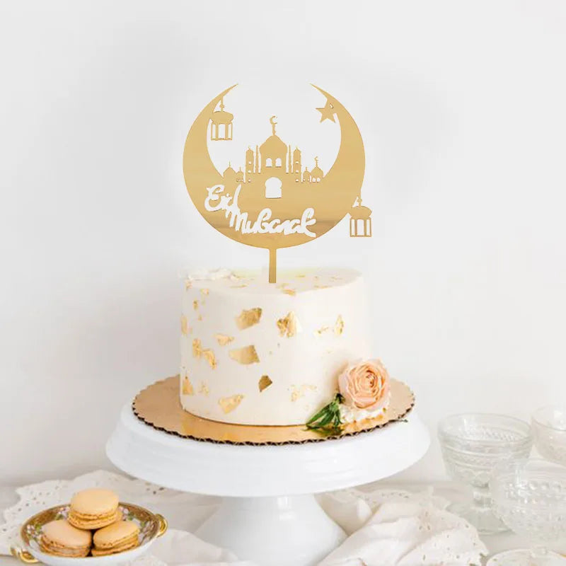 Décoration de gâteau dorée — modèles
