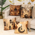 Housse de coussin Eid Mubarak — en situation