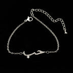 Bracelet « Amour » en calligraphie arabe et zircon