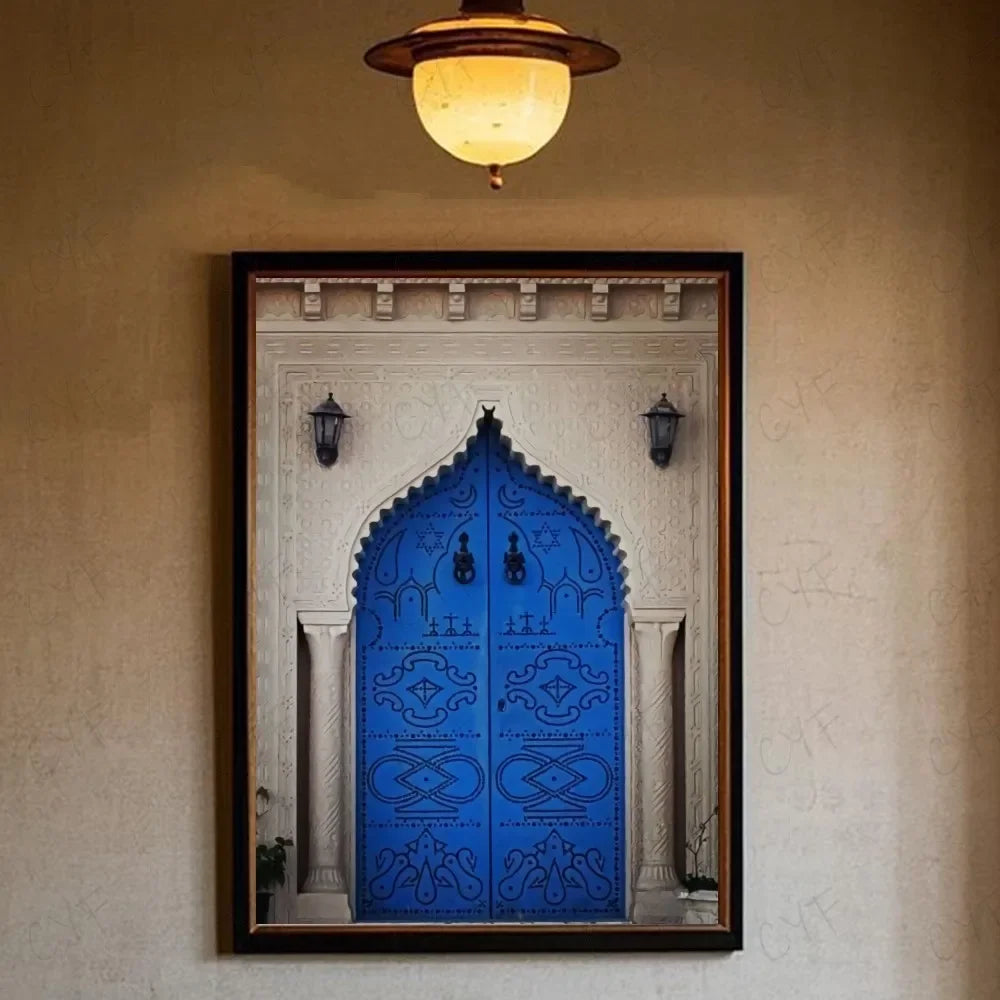 Portes marocaines sur toile — 16 modèles au choix