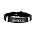 Bracelet Shahada en silicone ajustable