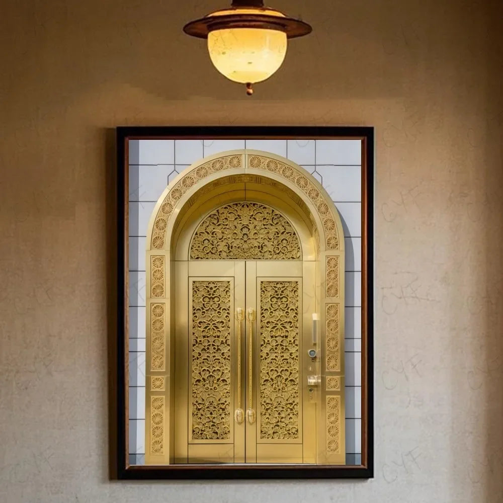 Portes marocaines sur toile — 16 modèles au choix