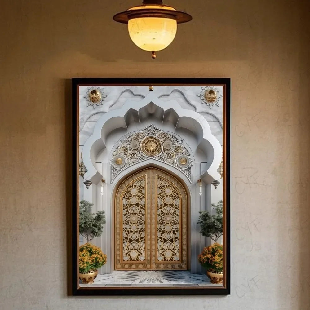 Portes marocaines sur toile — 16 modèles au choix
