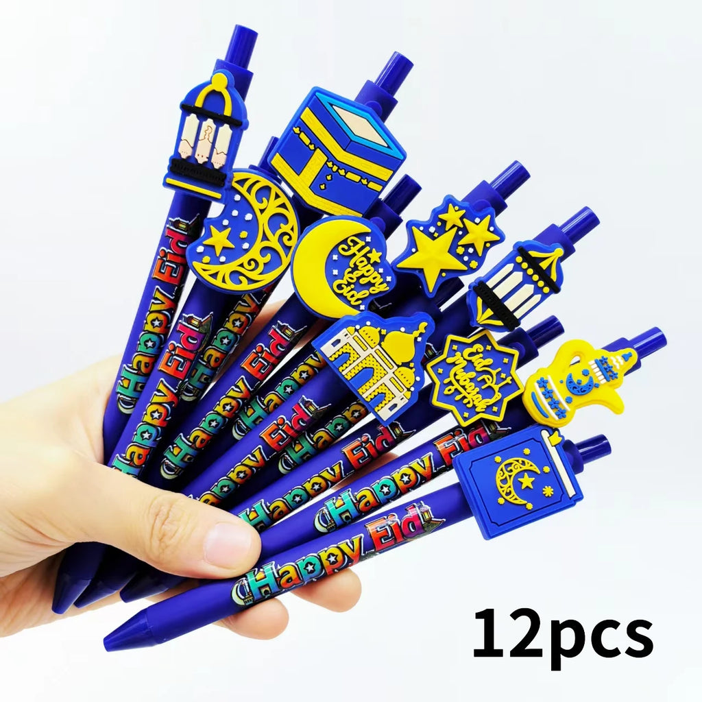 Stylos du Ramadan à embout décoré — lots de 6 à 18
