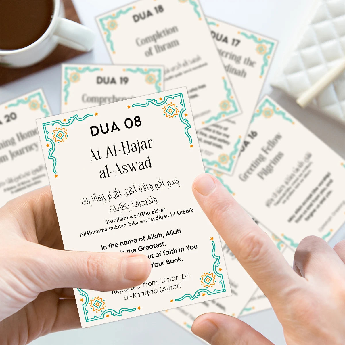 Cartes des invocations de la Omra — 21 cartes
