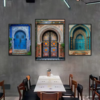 Portes marocaines sur toile — 16 modèles au choix