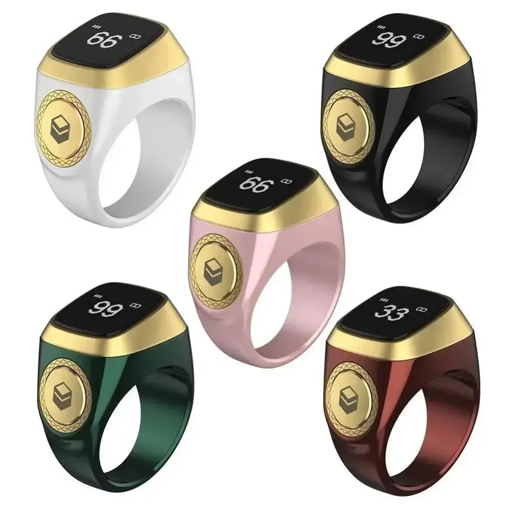 Zikr Ring — bague tasbih numérique connectée, 20 mm