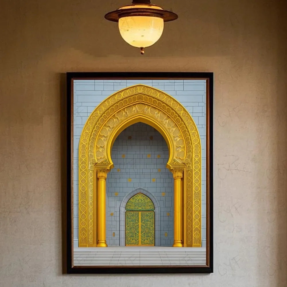 Portes marocaines sur toile — 16 modèles au choix