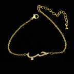Bracelet « Amour » en calligraphie arabe et zircon