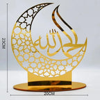 Décorations de table en acrylique miroir — Ramadan et Aïd