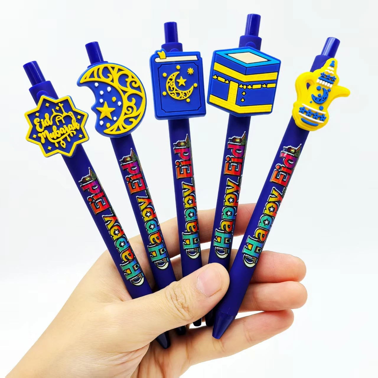 Stylos du Ramadan à embout décoré — lots de 6 à 18