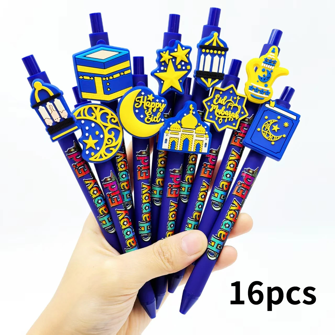 Stylos du Ramadan à embout décoré — lots de 6 à 18