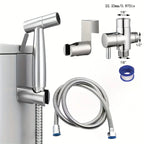 Kit douchette WC en inox 304 — avec répartiteur d'eau