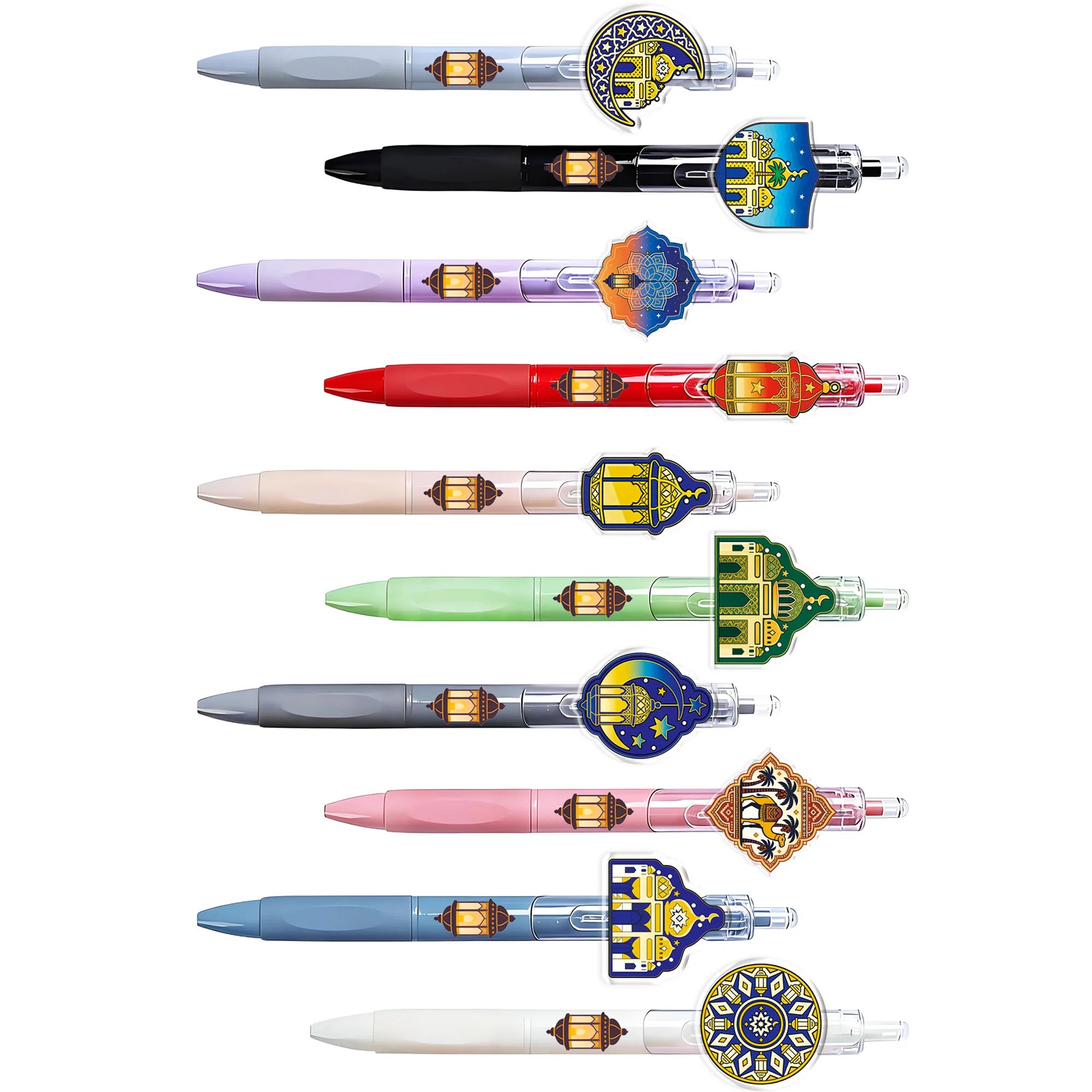 Stylos de l'Aïd à breloque en métal — lots de 10 ou 15