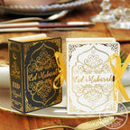 Boîtes à chocolats en forme de livre — lot de 5, Aïd Mubarak
