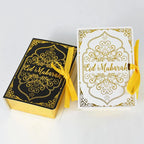 Boîtes à chocolats en forme de livre — lot de 5, Aïd Mubarak