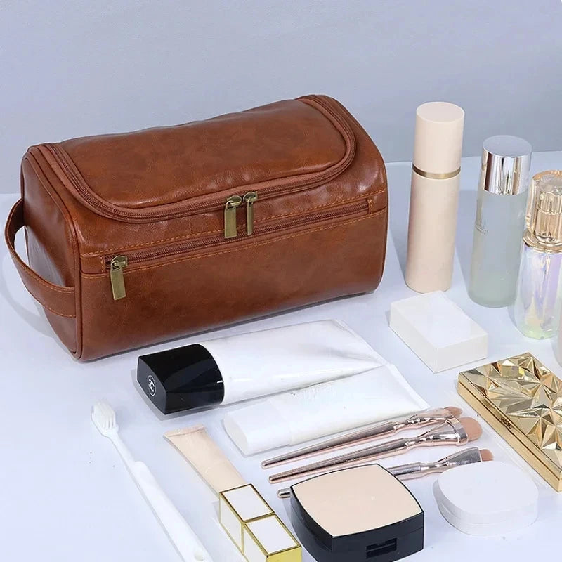 Trousse de toilette en cuir — intérieur