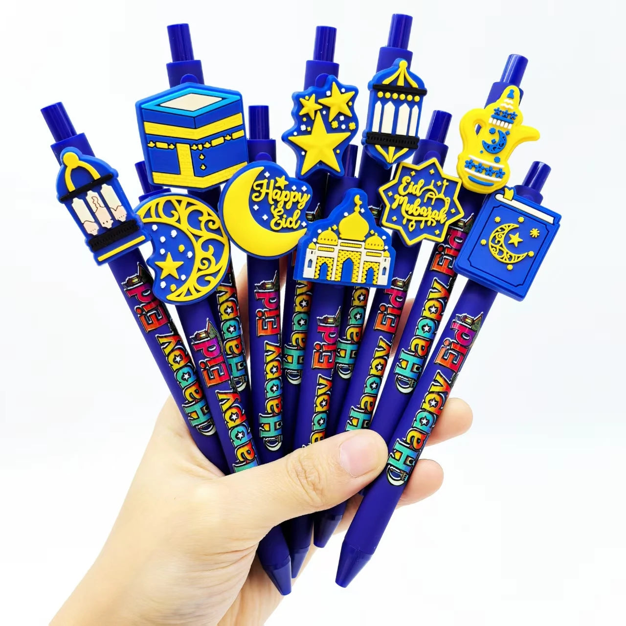 Stylos du Ramadan à embout décoré — lots de 6 à 18
